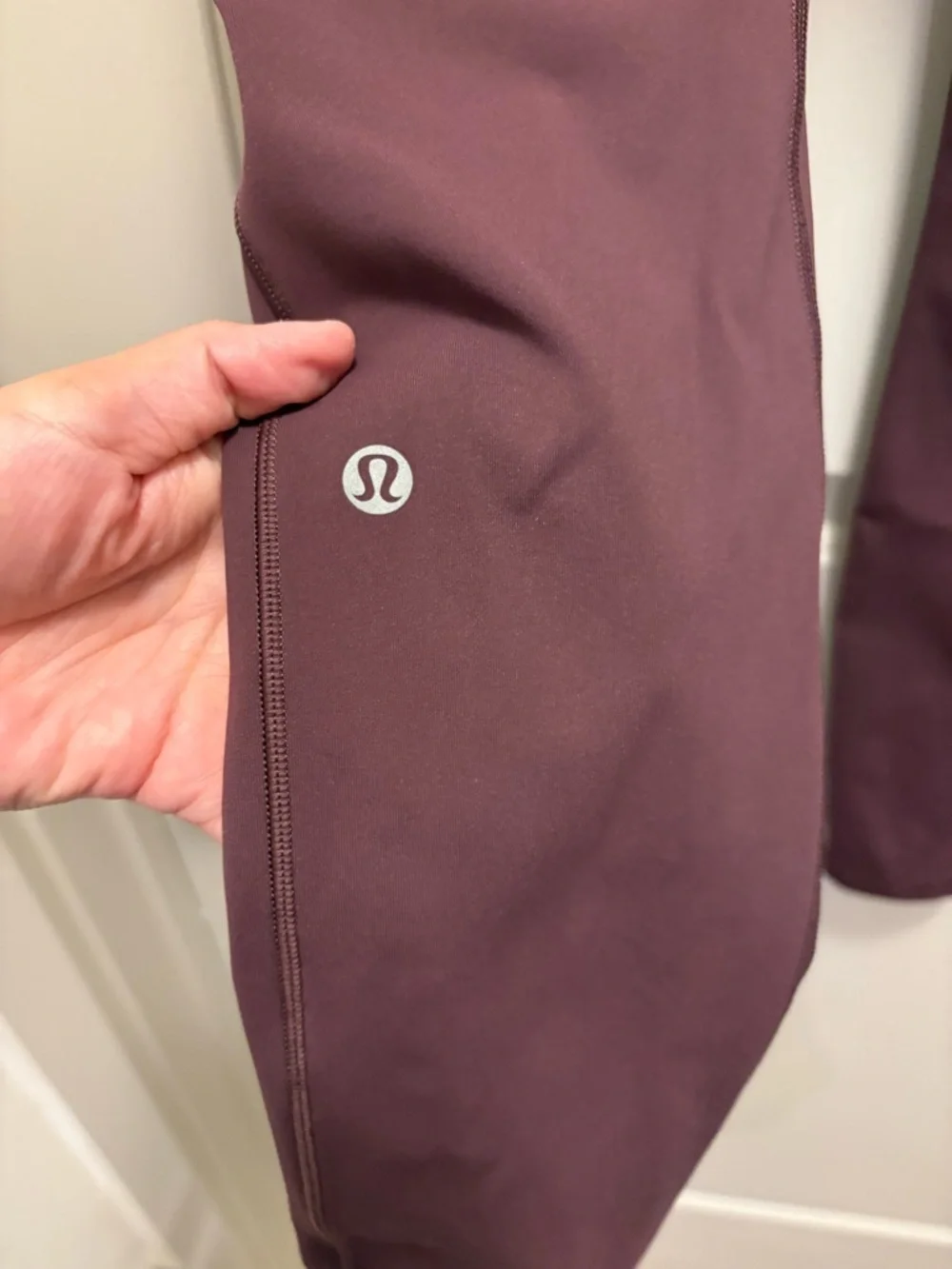 High-Waist Pocket Leggings in Deep Plum Lululemon size 10